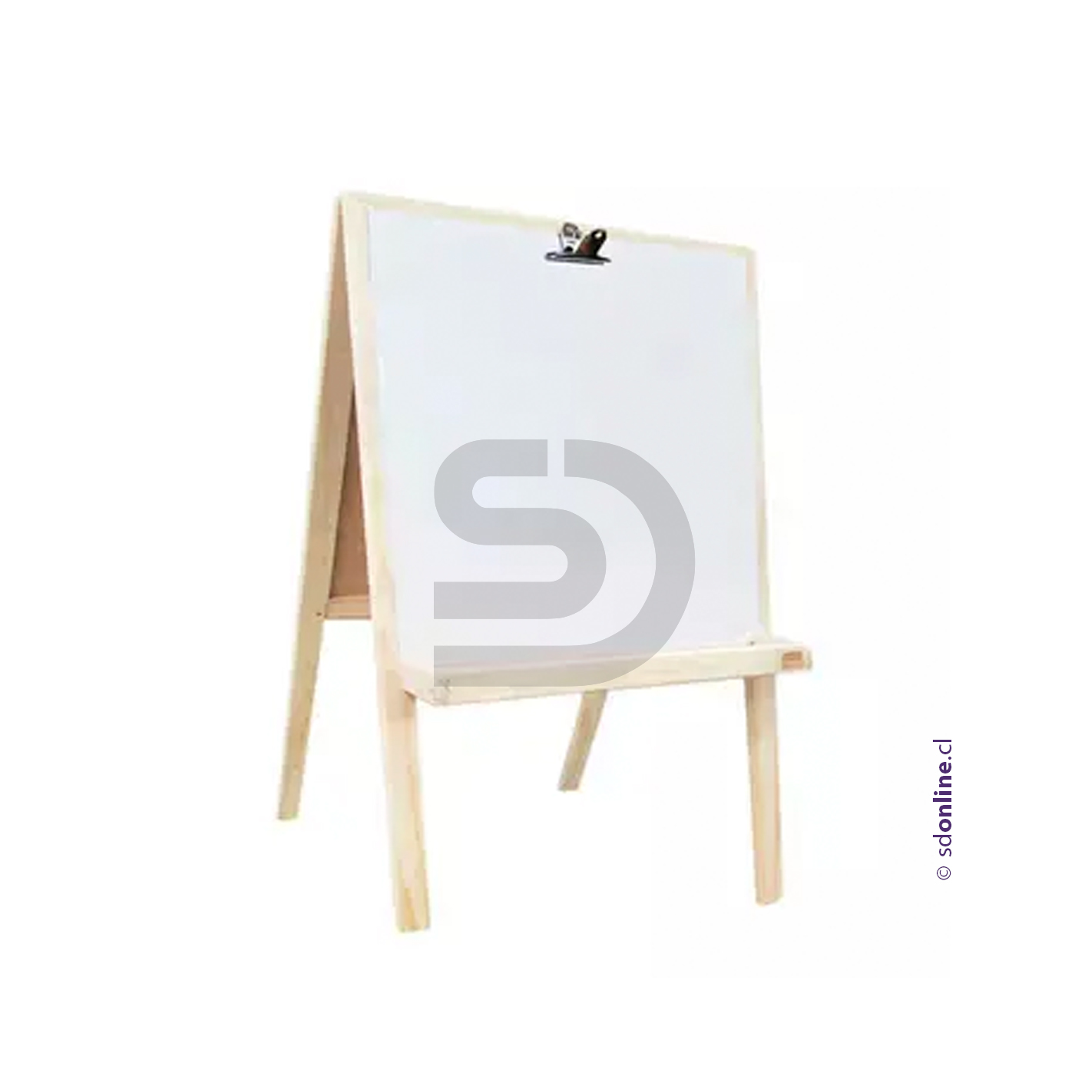 Pizarra doble 54x105 cm.c/apretador 1