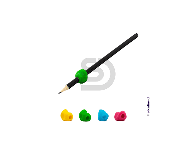 Gomas adaptadores ergonómicos para tomar lápices 1