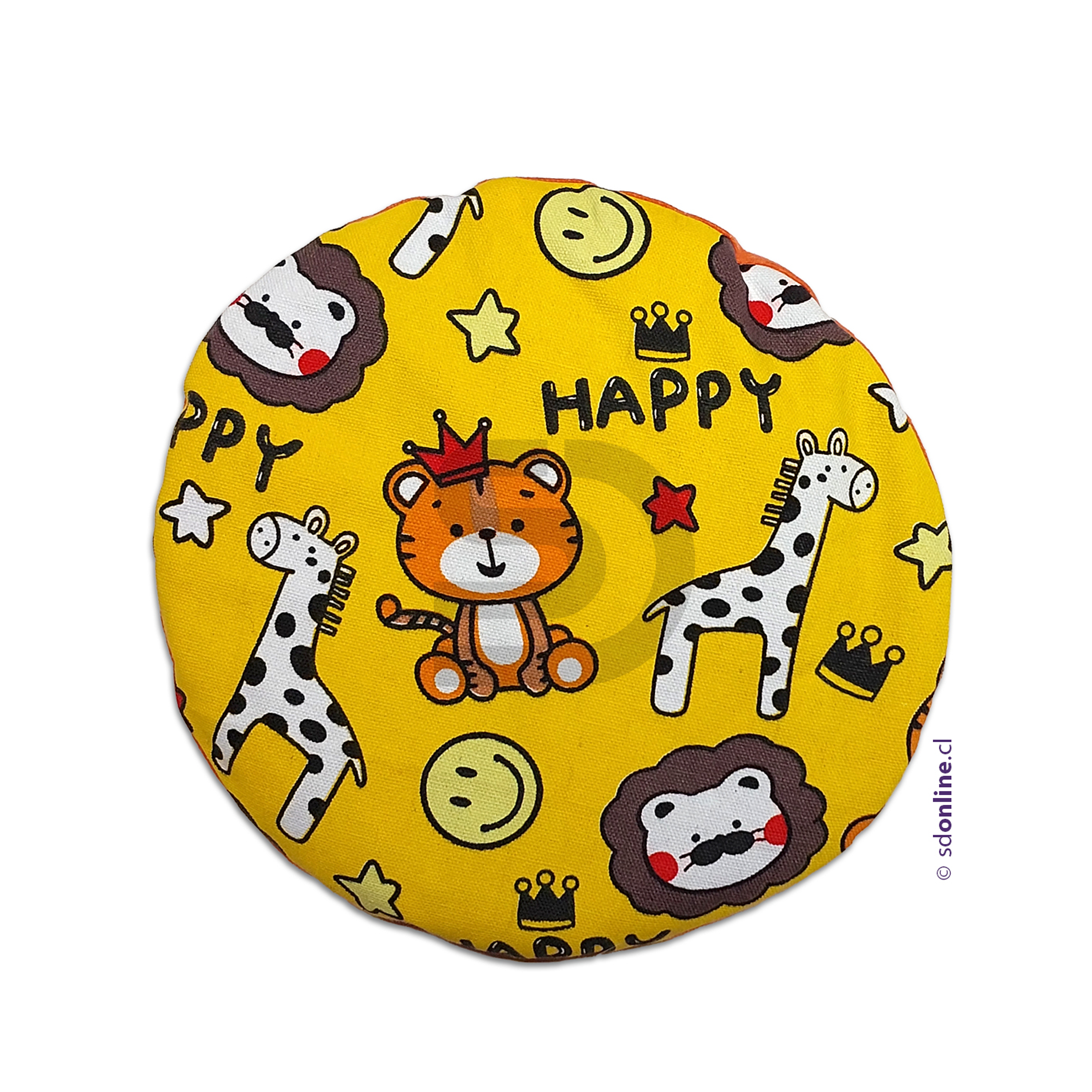 Cojín de porotos bicolor 25 cms 1