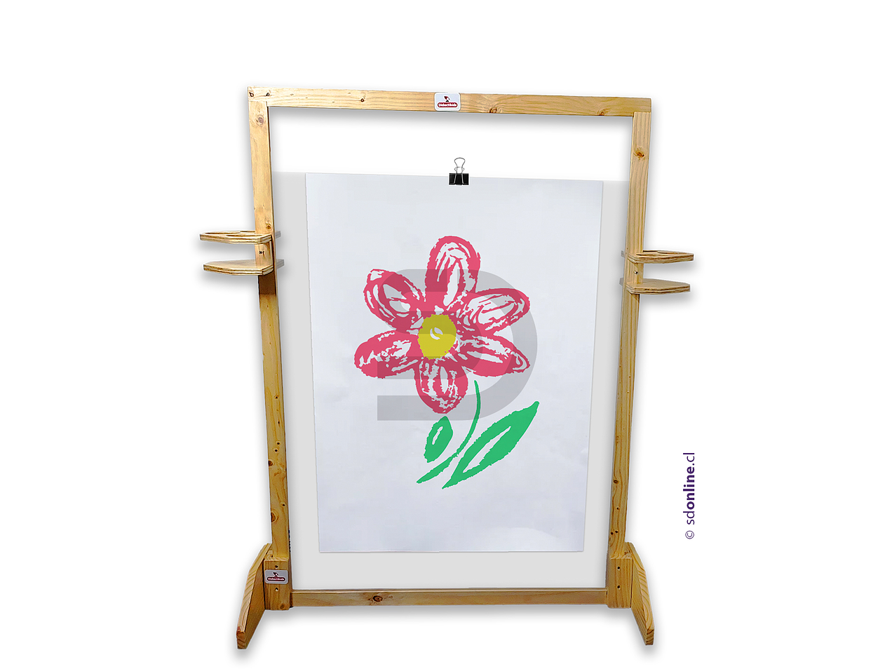 Atril traslucido madera y acrílico 1