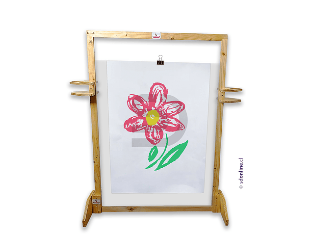 Atril traslucido madera y acrílico 1