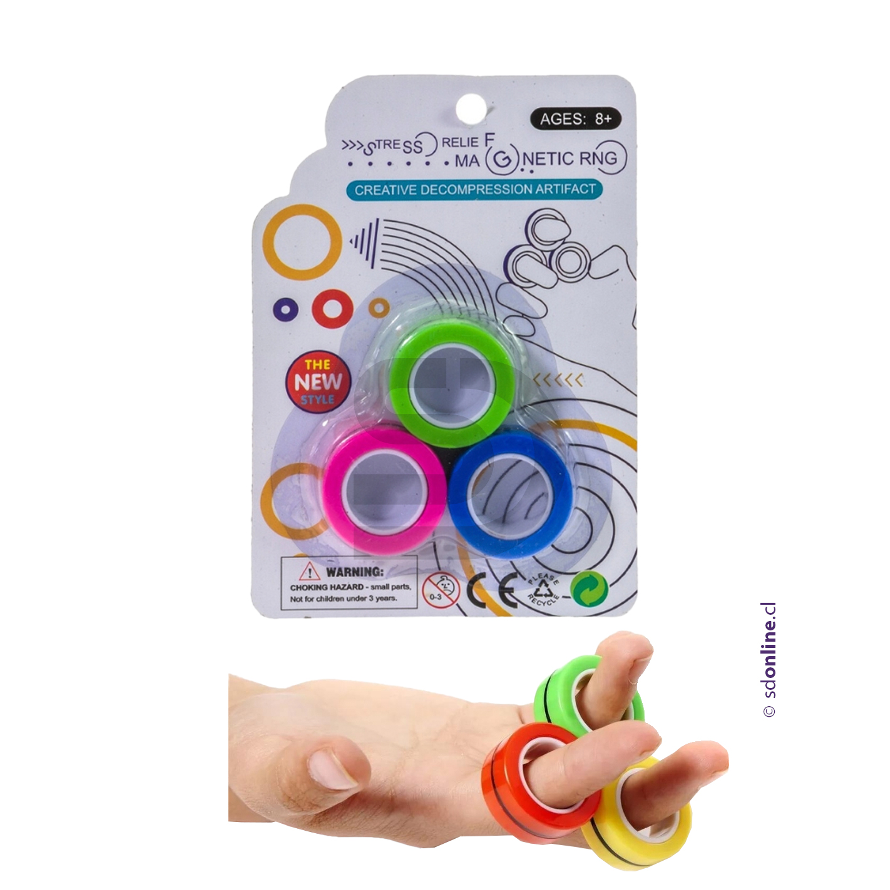 Anillos magnéticos antiestrés 1
