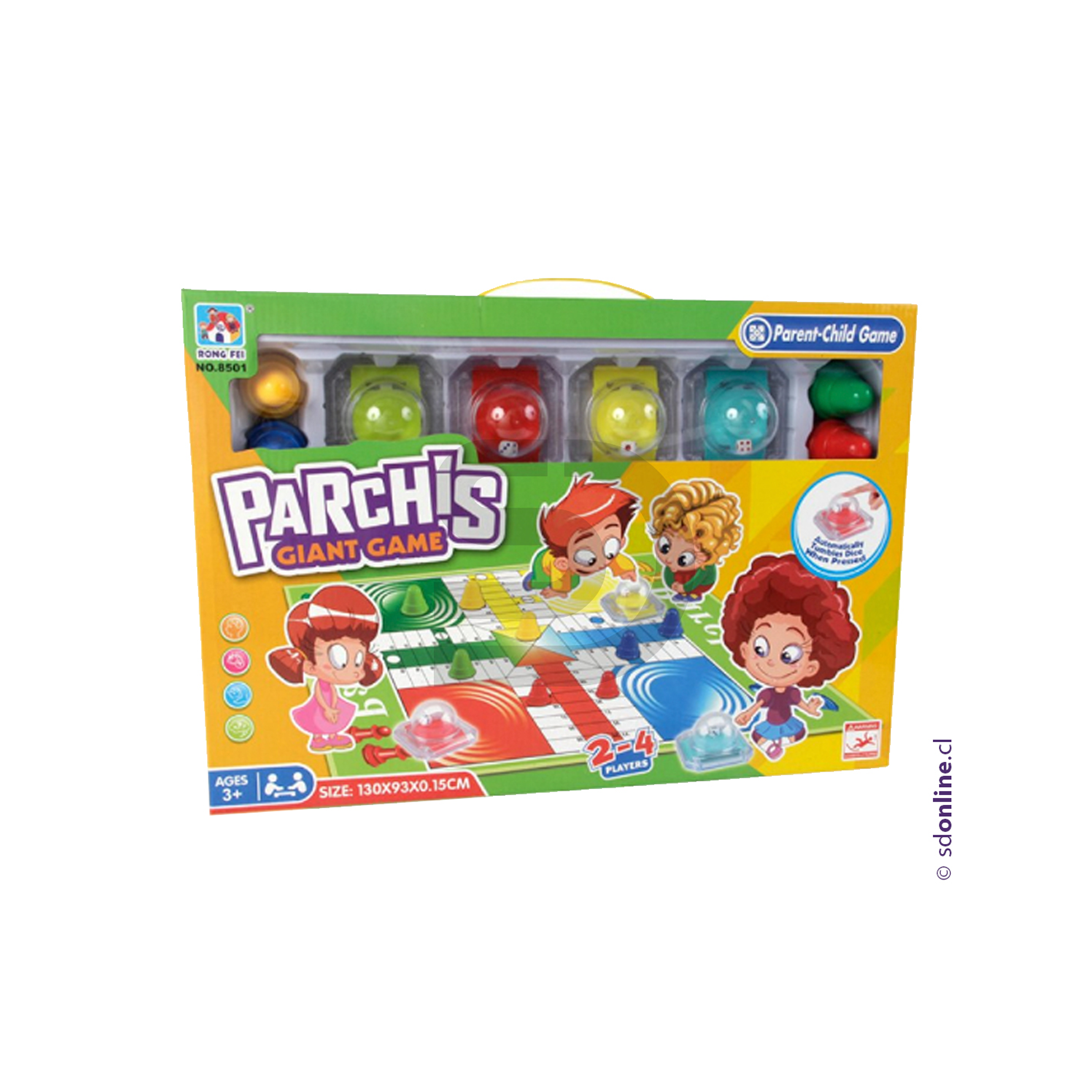 Alfombra juego ludo 130x93 cms 1