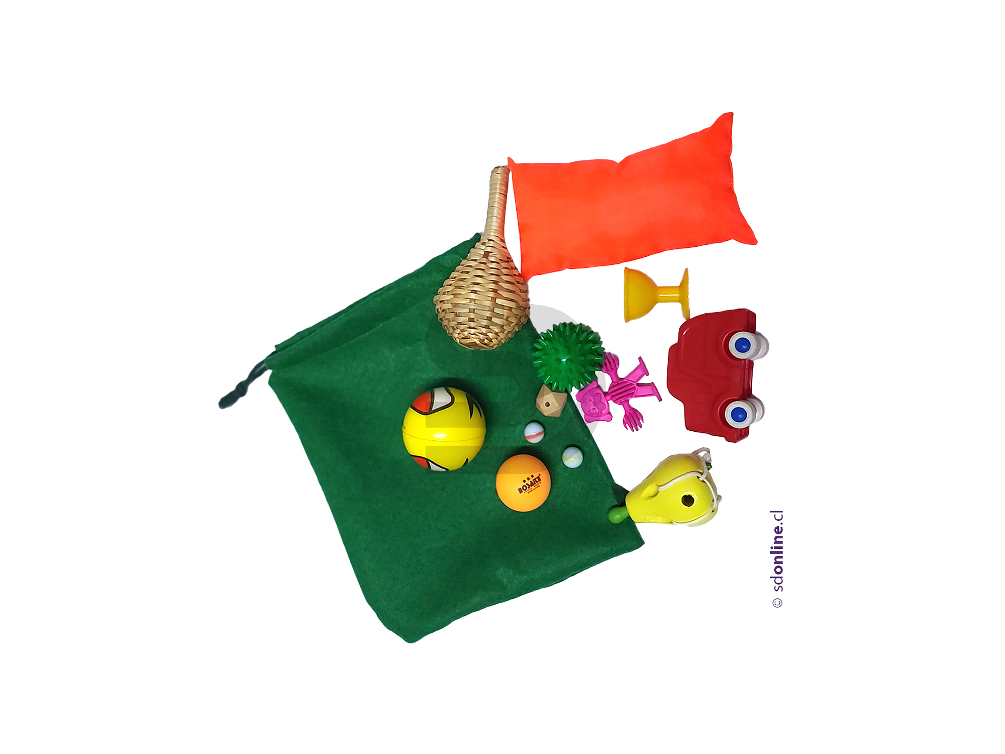 Caja Sensorial 1 con accesorios táctiles 3