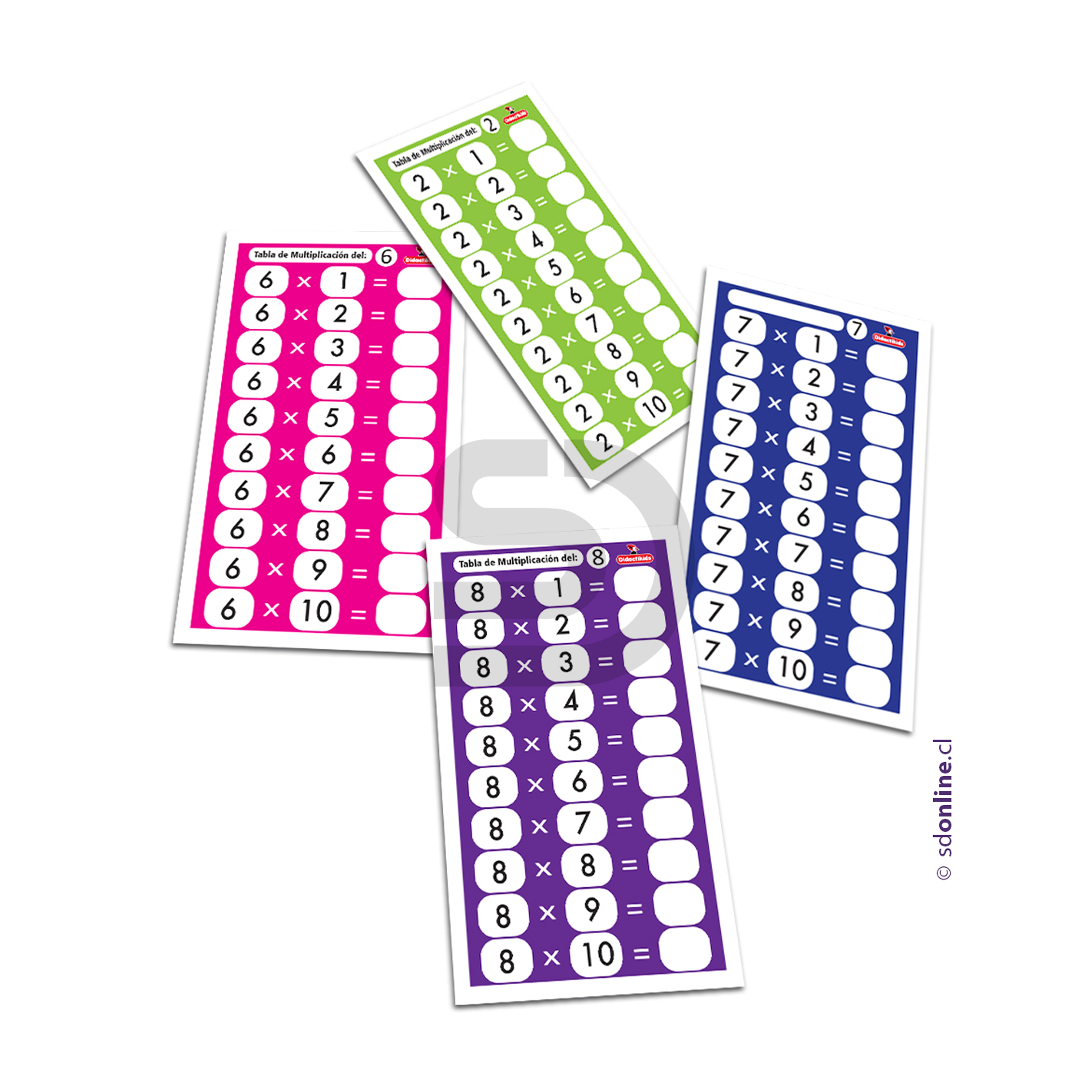 Tabletas de multiplicar 1