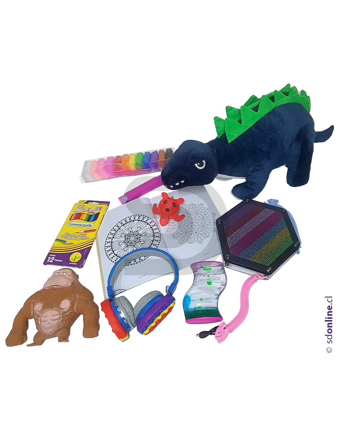 Kit calma aula dinosaurio