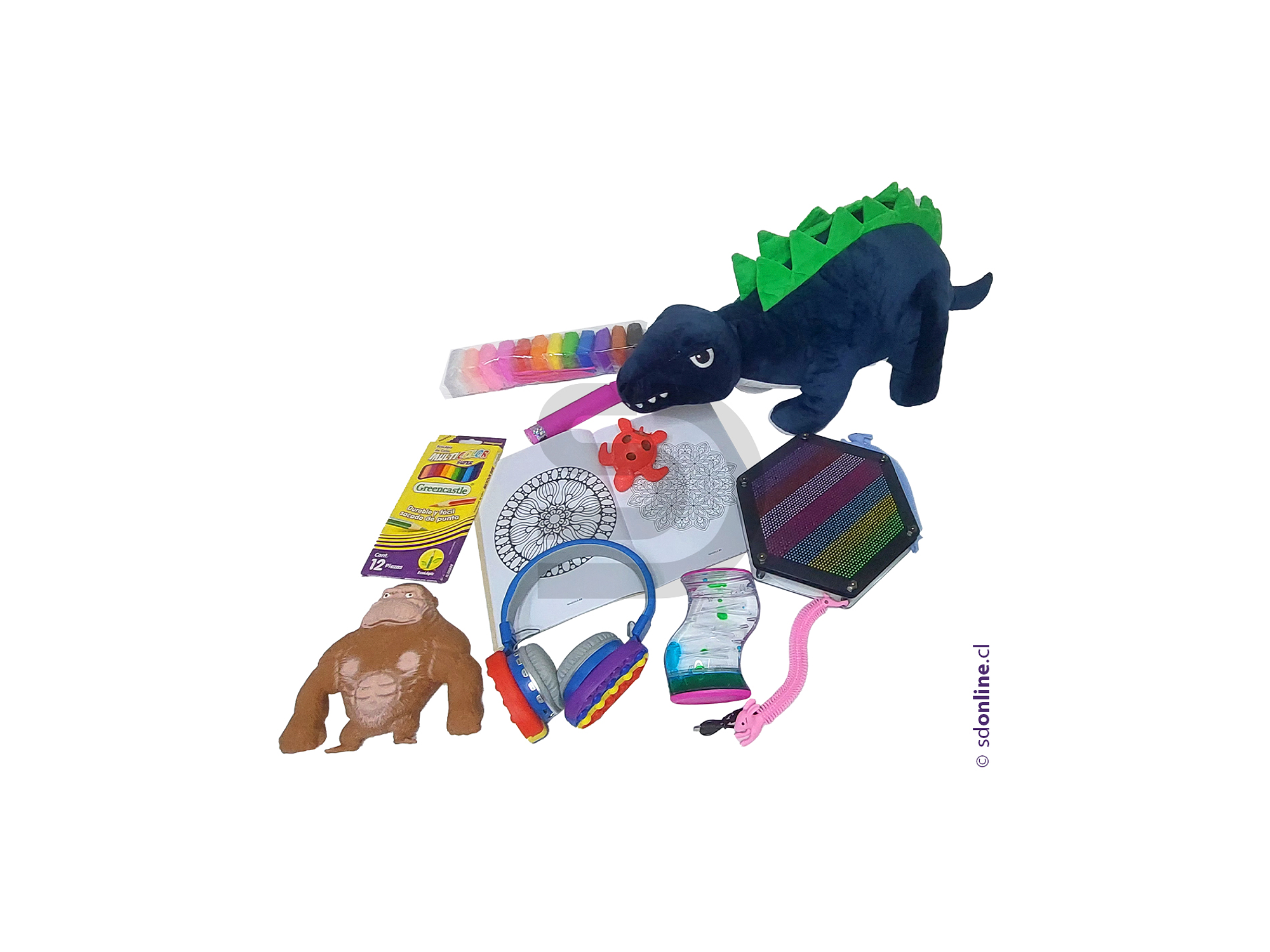 Set de calma dinosaurio 1