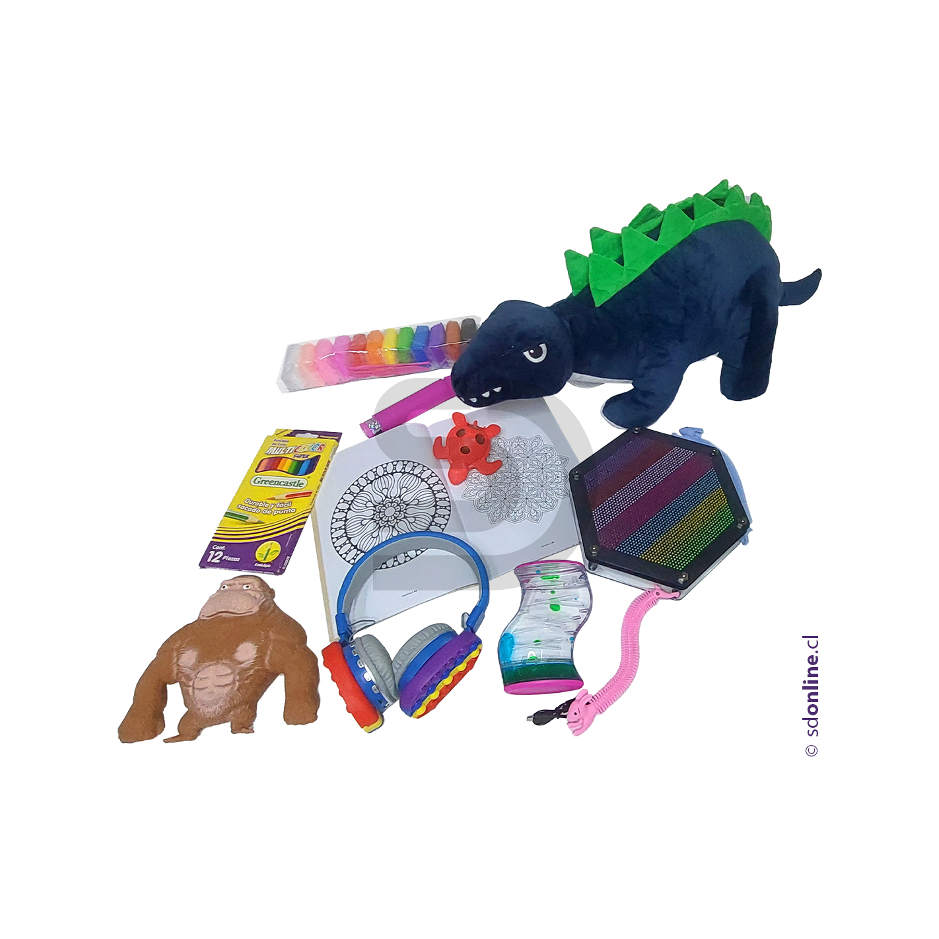 Set de calma dinosaurio 1