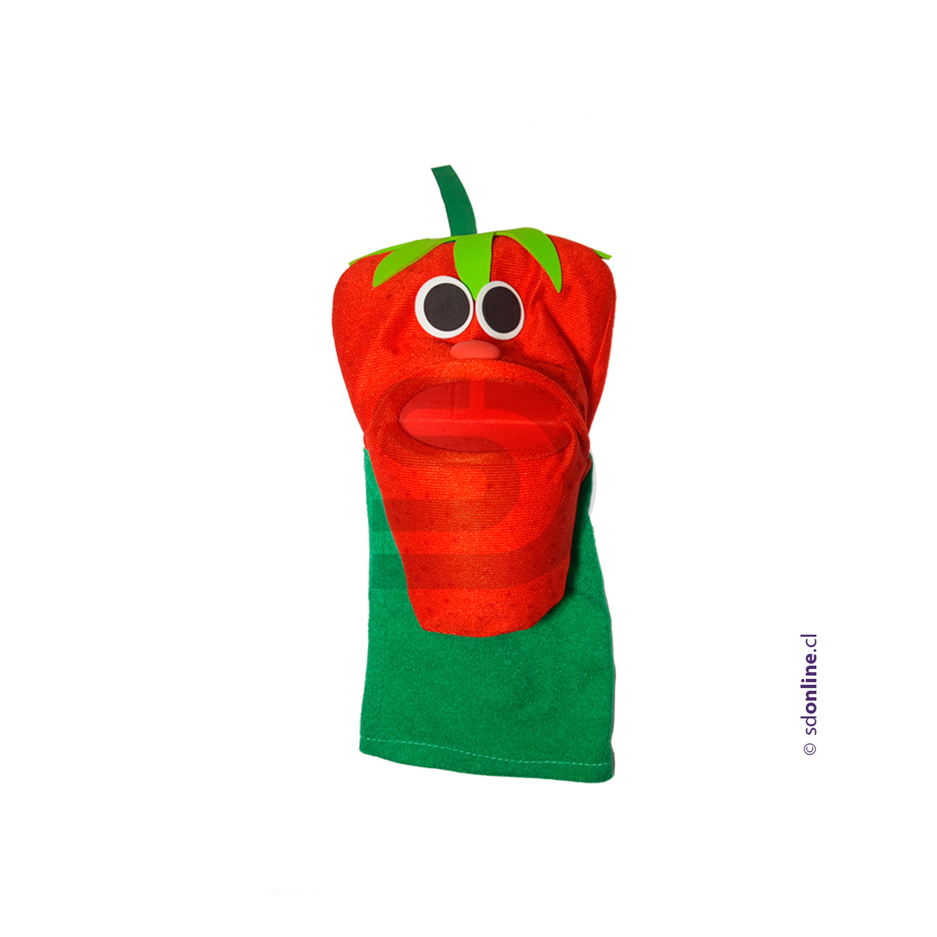 Títeres frutas y verduras con guion teatral 4Unid 3