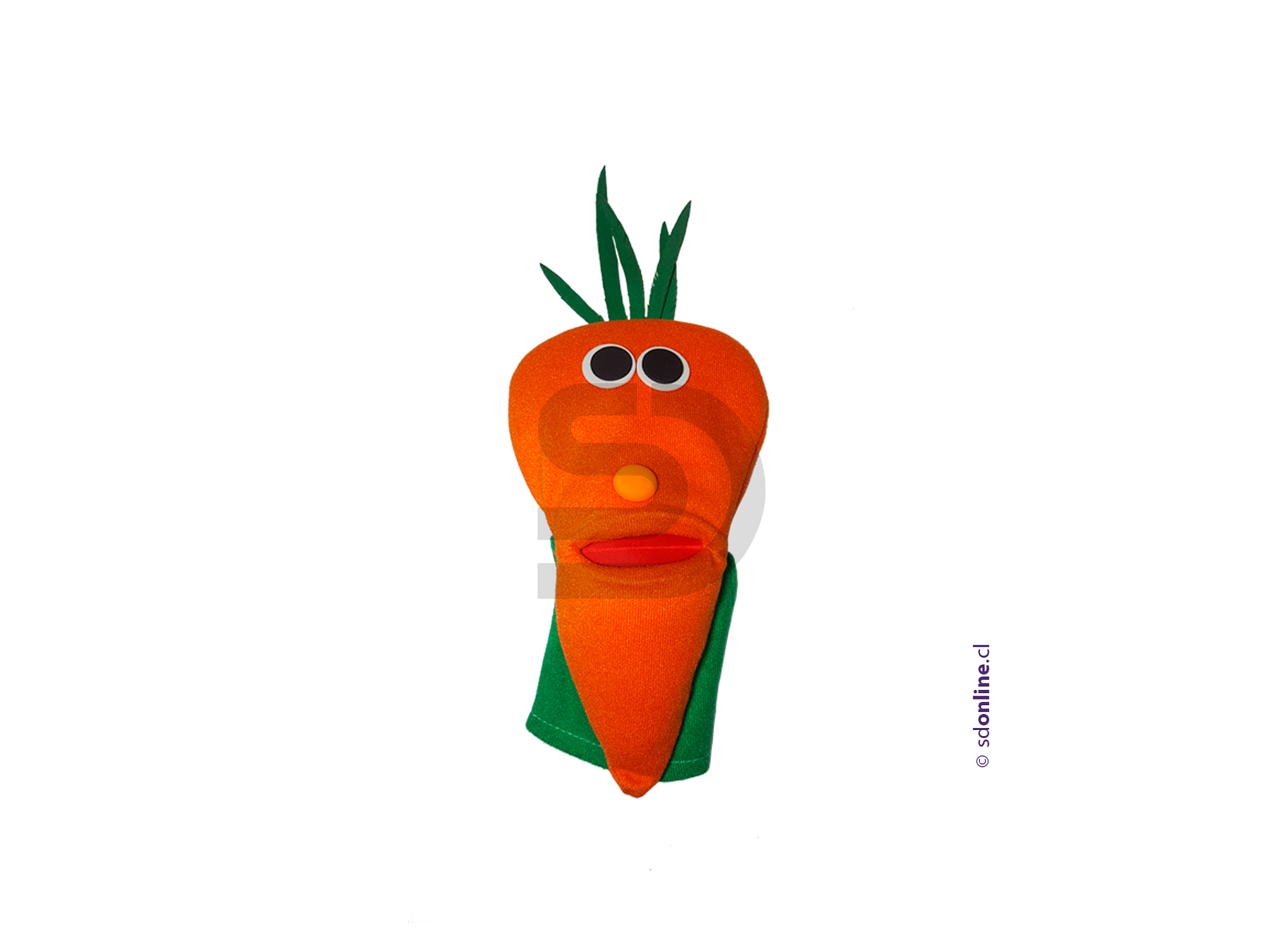 Títeres frutas y verduras con guion teatral 4Unid 4