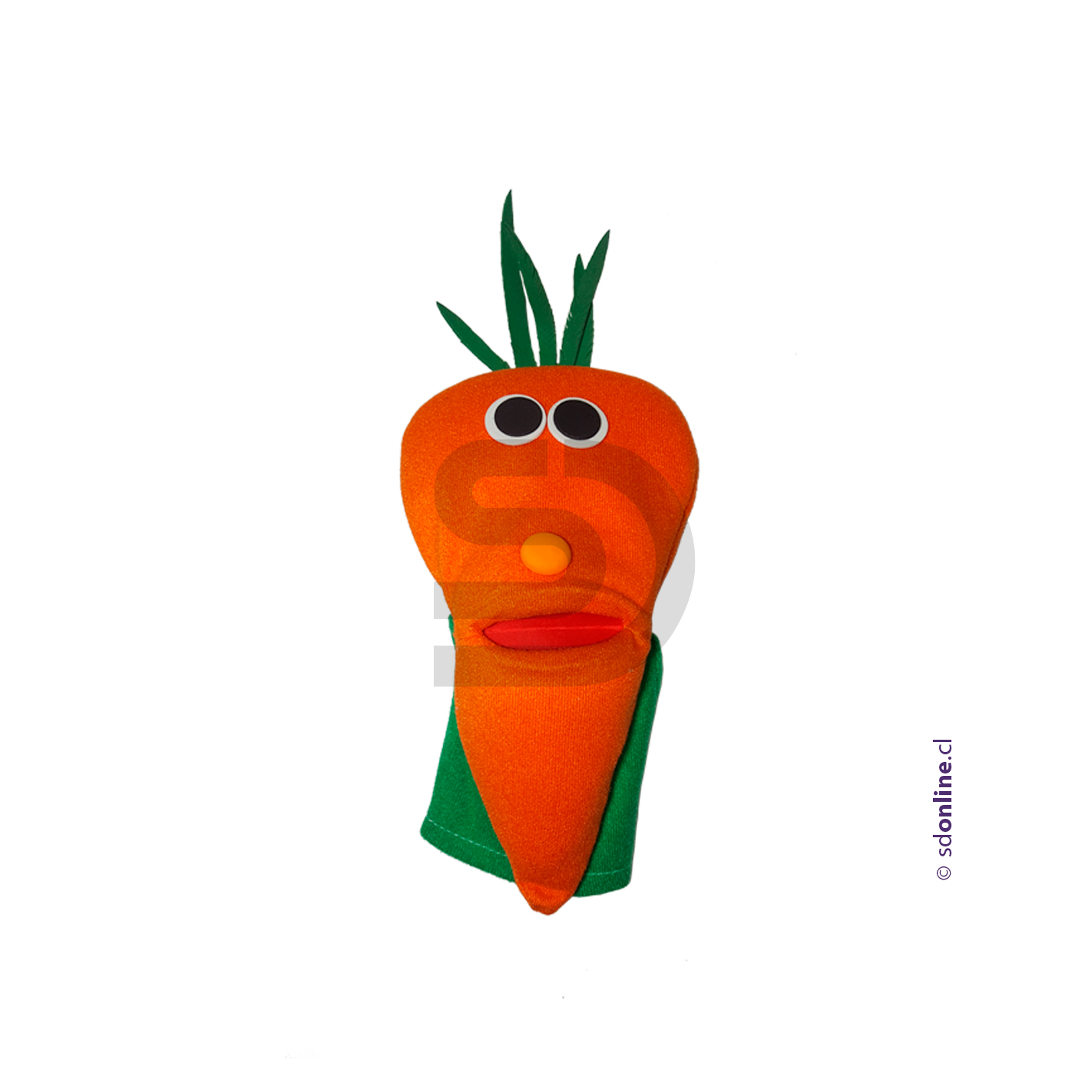 Títeres frutas y verduras con guion teatral 4Unid 4