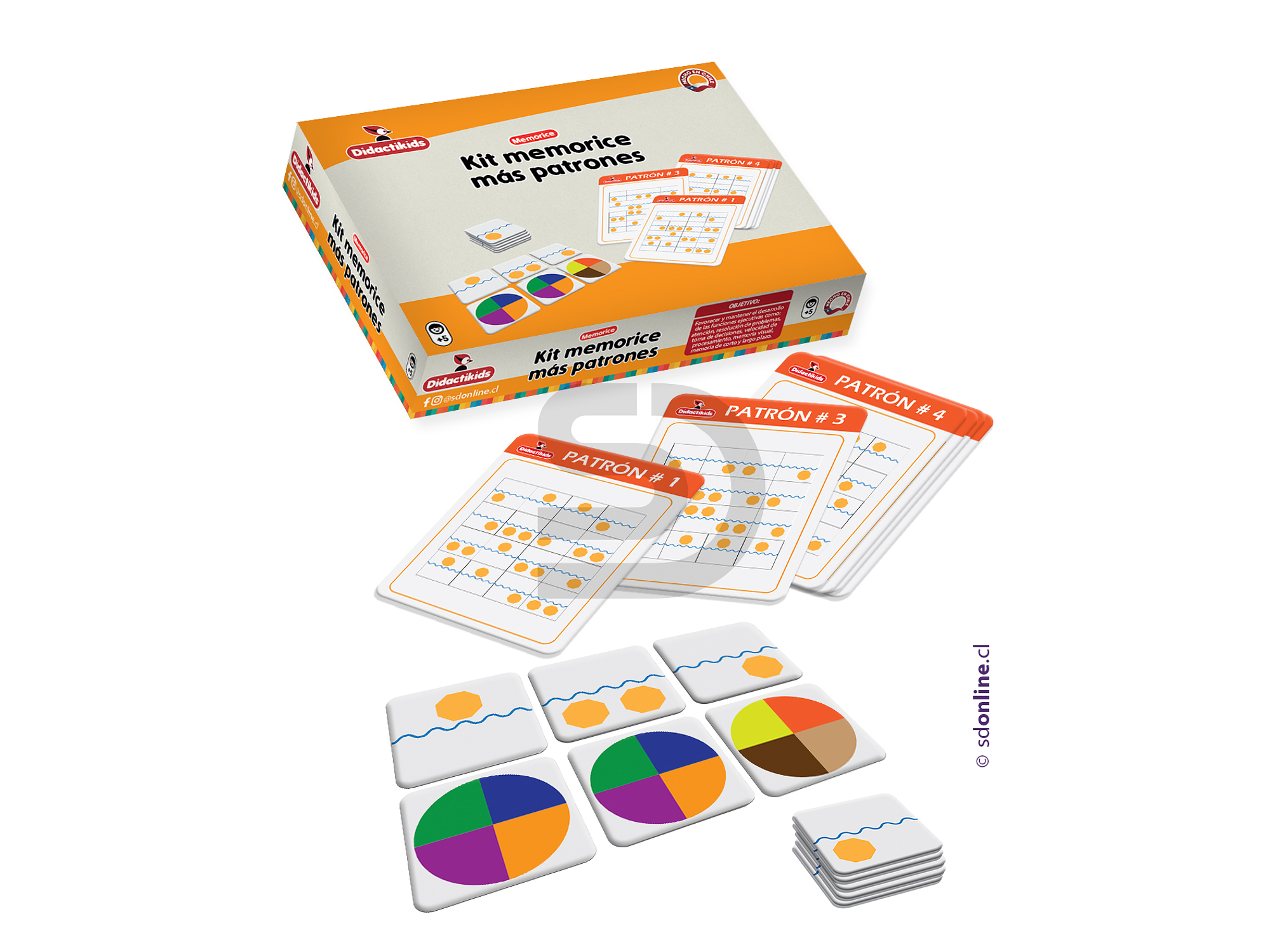 Kit memorice adulto mayor más patrones 1