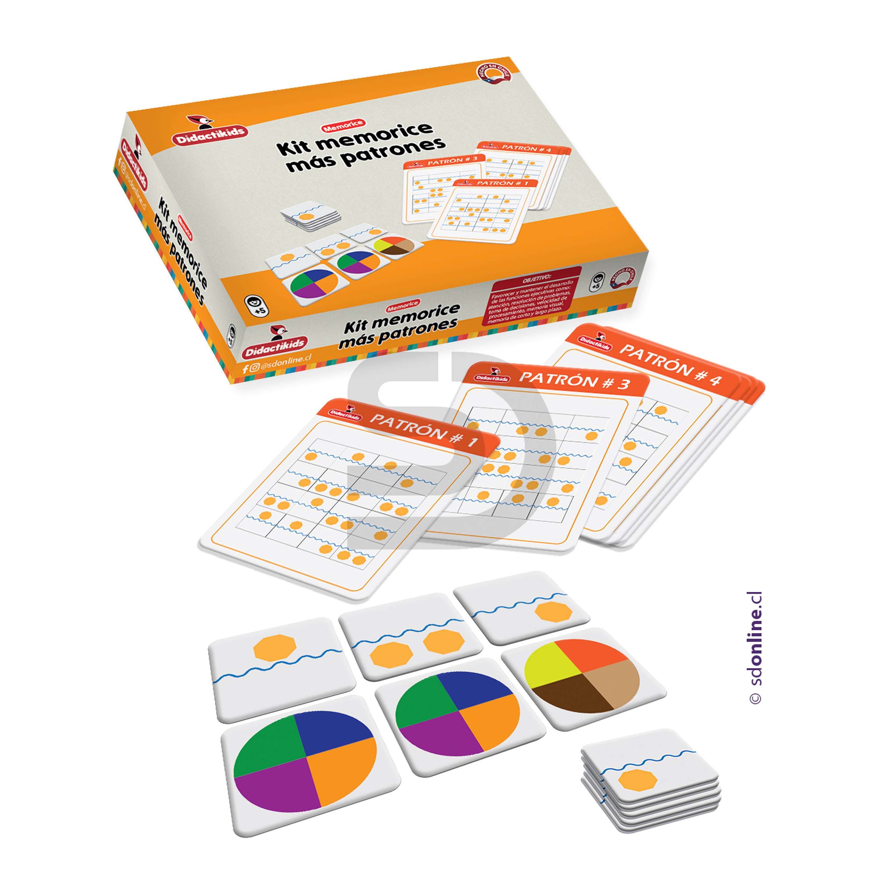 Kit memorice adulto mayor más patrones 1