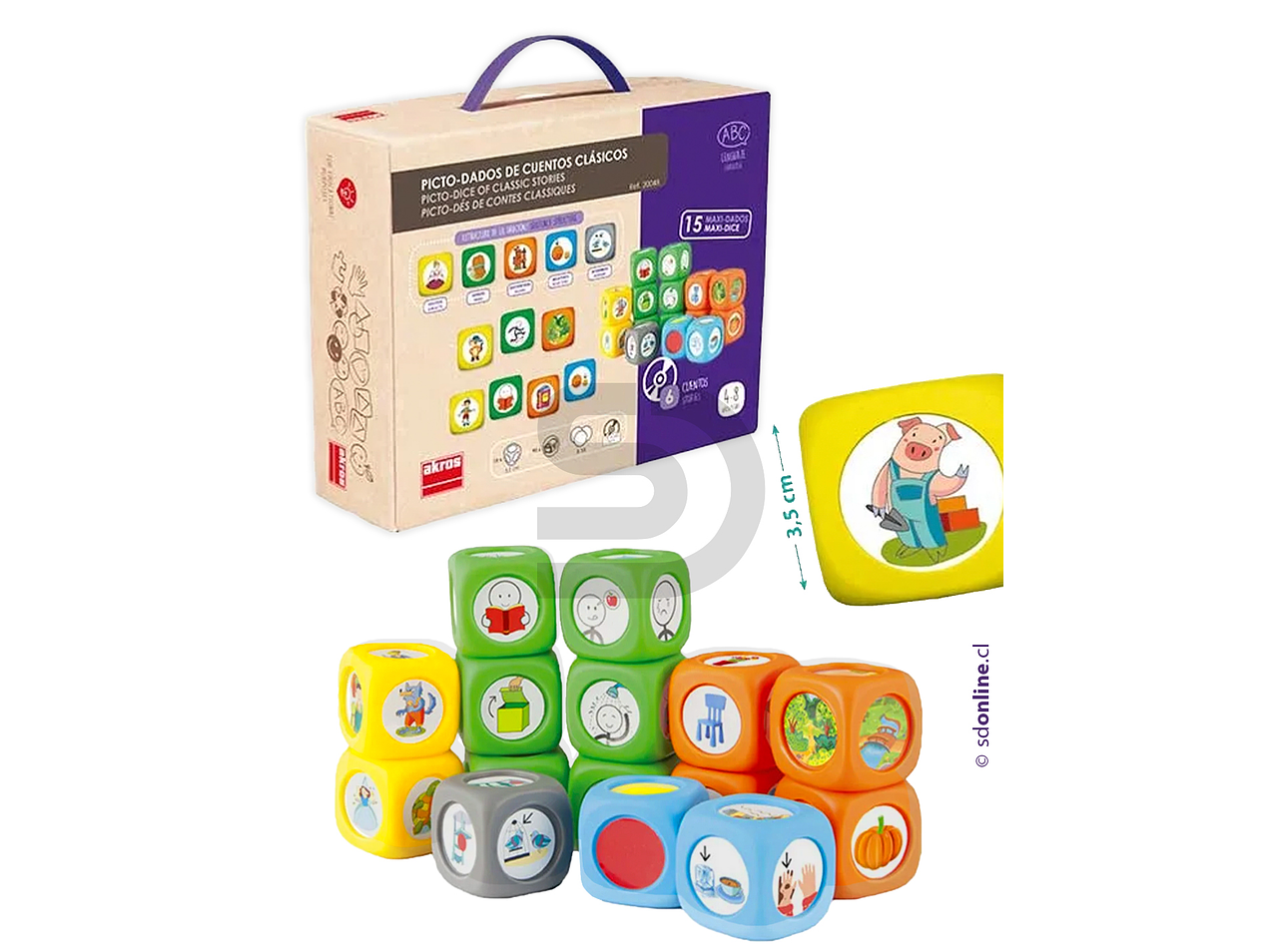 Picto dados de cuentos clásicos 1