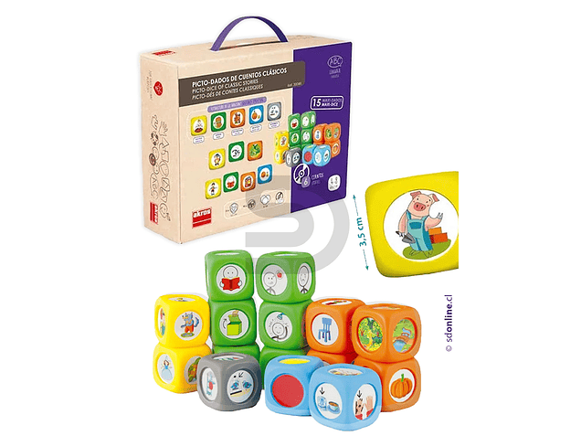 Picto dados de cuentos clásicos 1