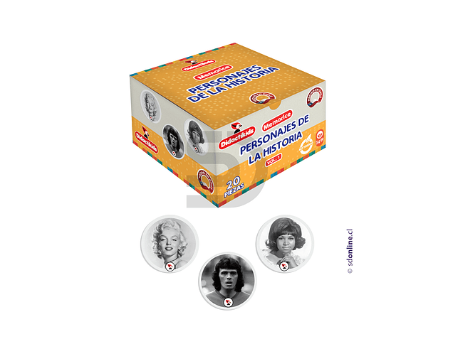 Memorice personajes de la historia 1