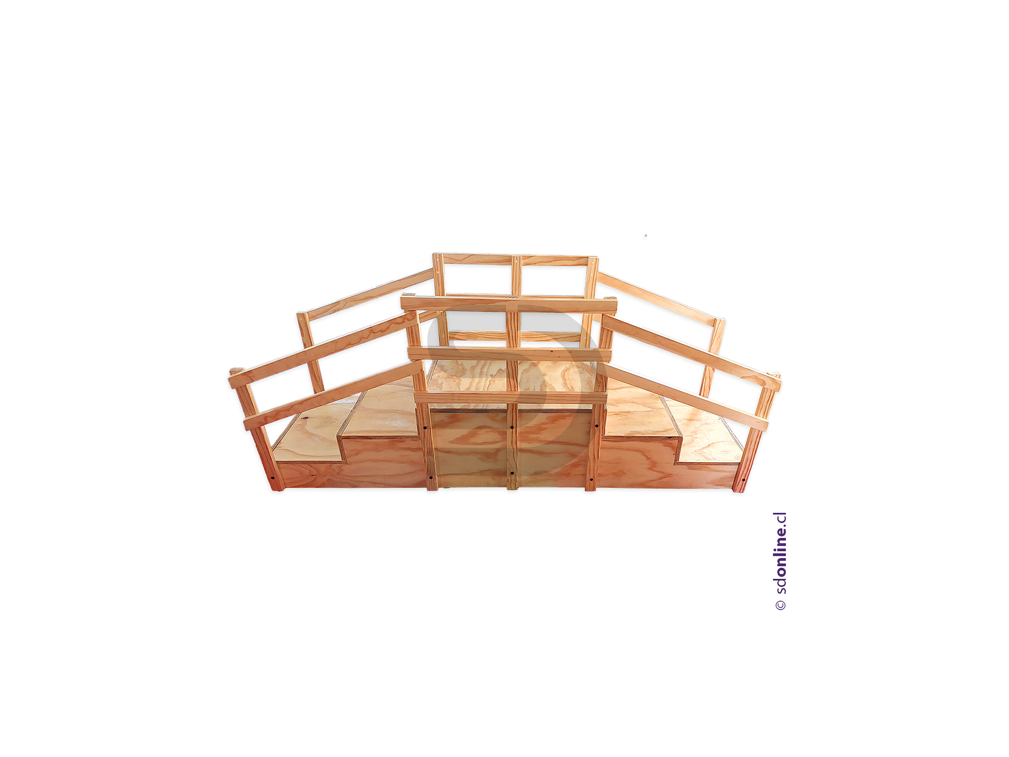 Puente escalera PIKLER con pasamanos 1