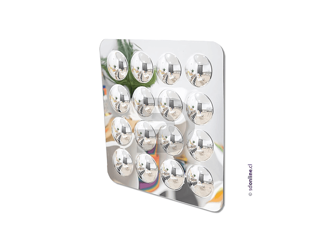 Espejo irrompible con círculos convexos 45 cm 1