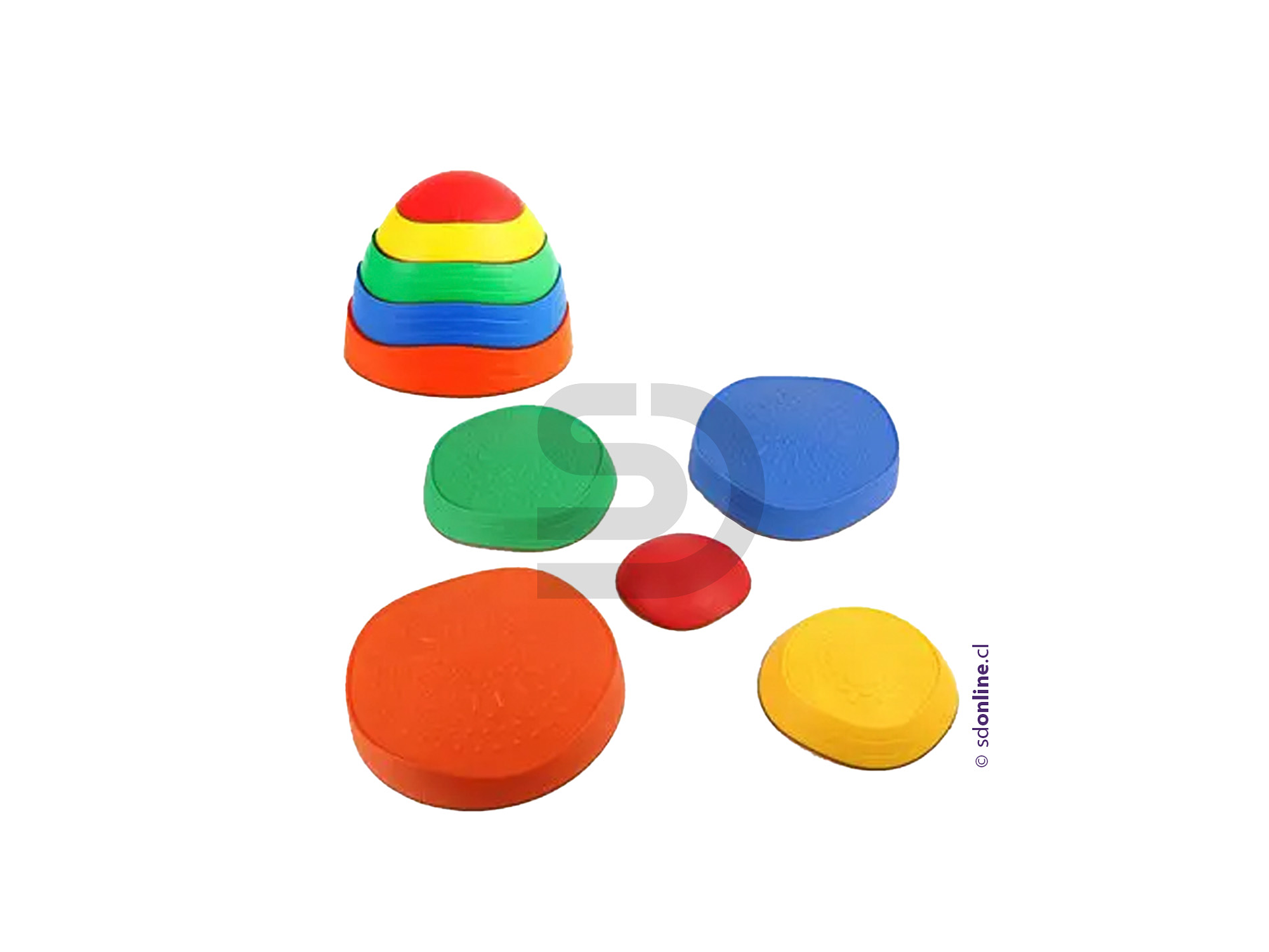 Set 5 piedras de equilibrio antideslizante 1