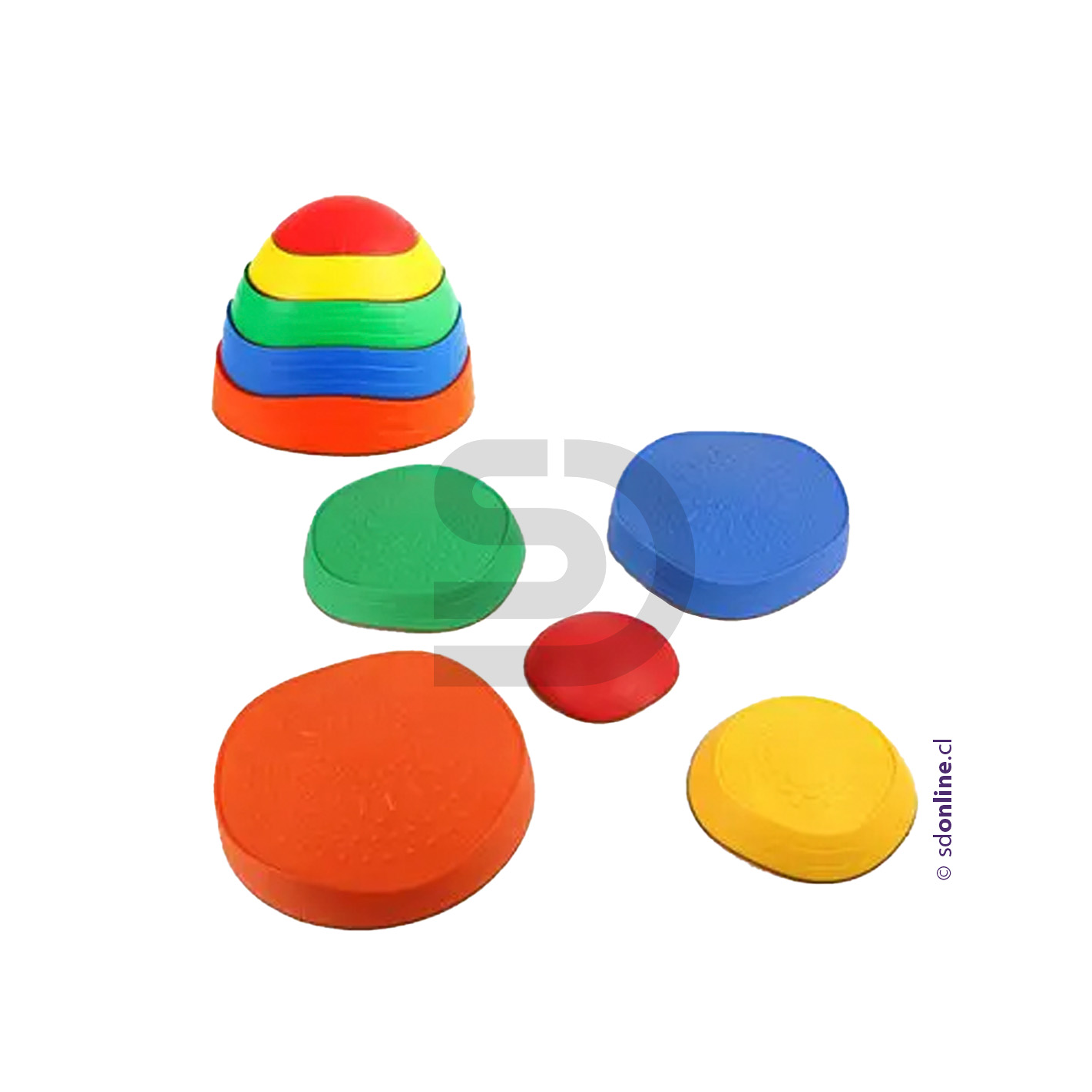 Set 5 piedras de equilibrio antideslizante 1