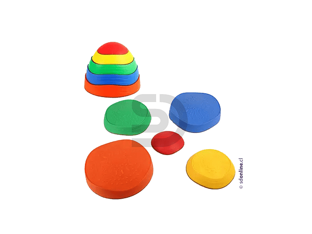 Set 5 piedras de equilibrio antideslizante 1
