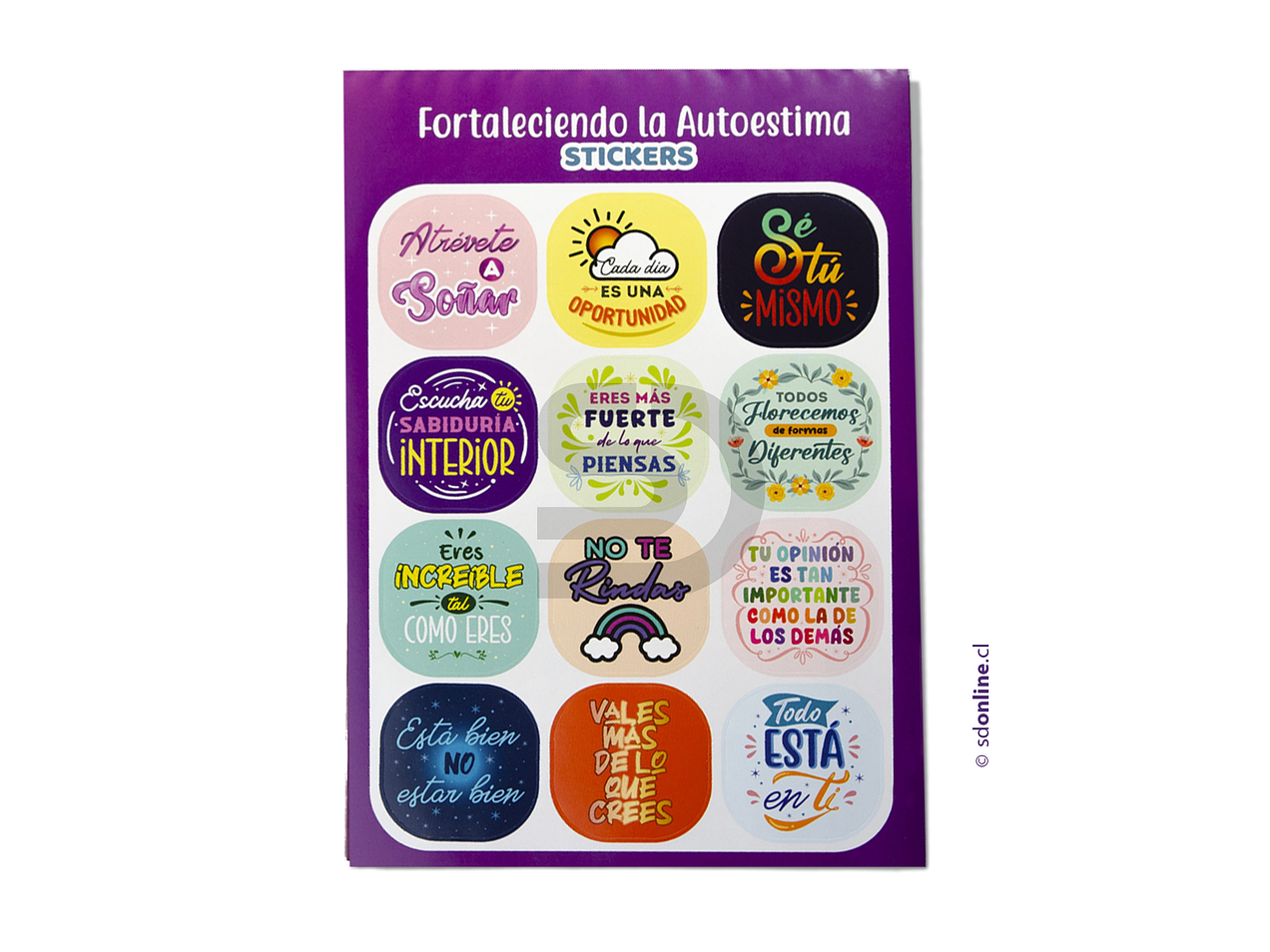 Libro stickers de autoestima 1