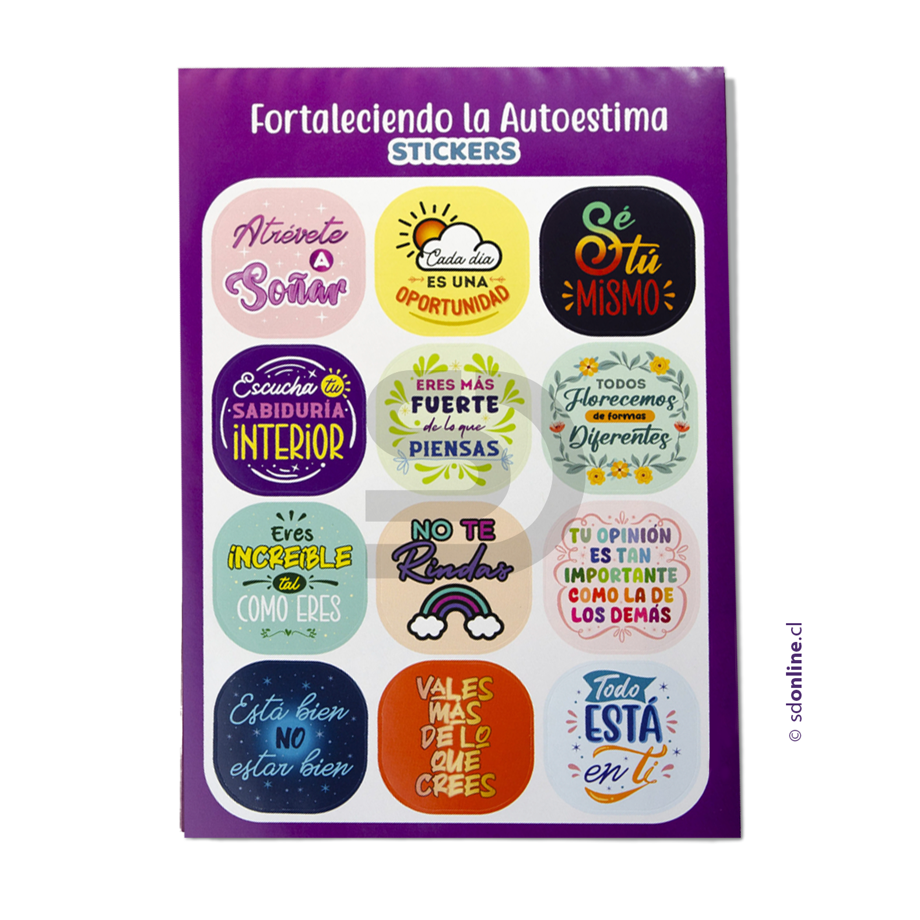 Libro stickers de autoestima 1