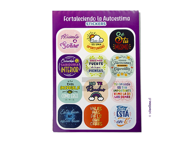 Libro stickers de autoestima 1