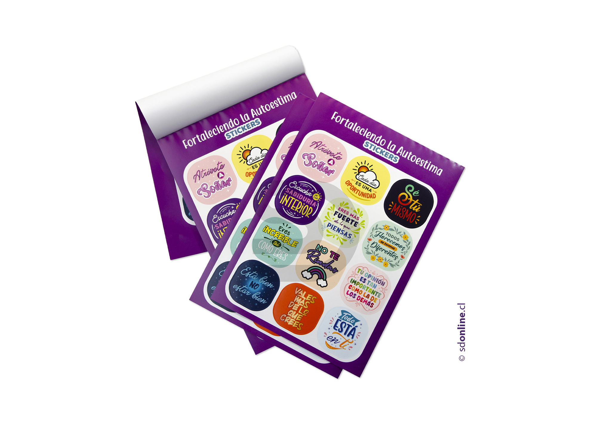 Libro stickers de autoestima 2