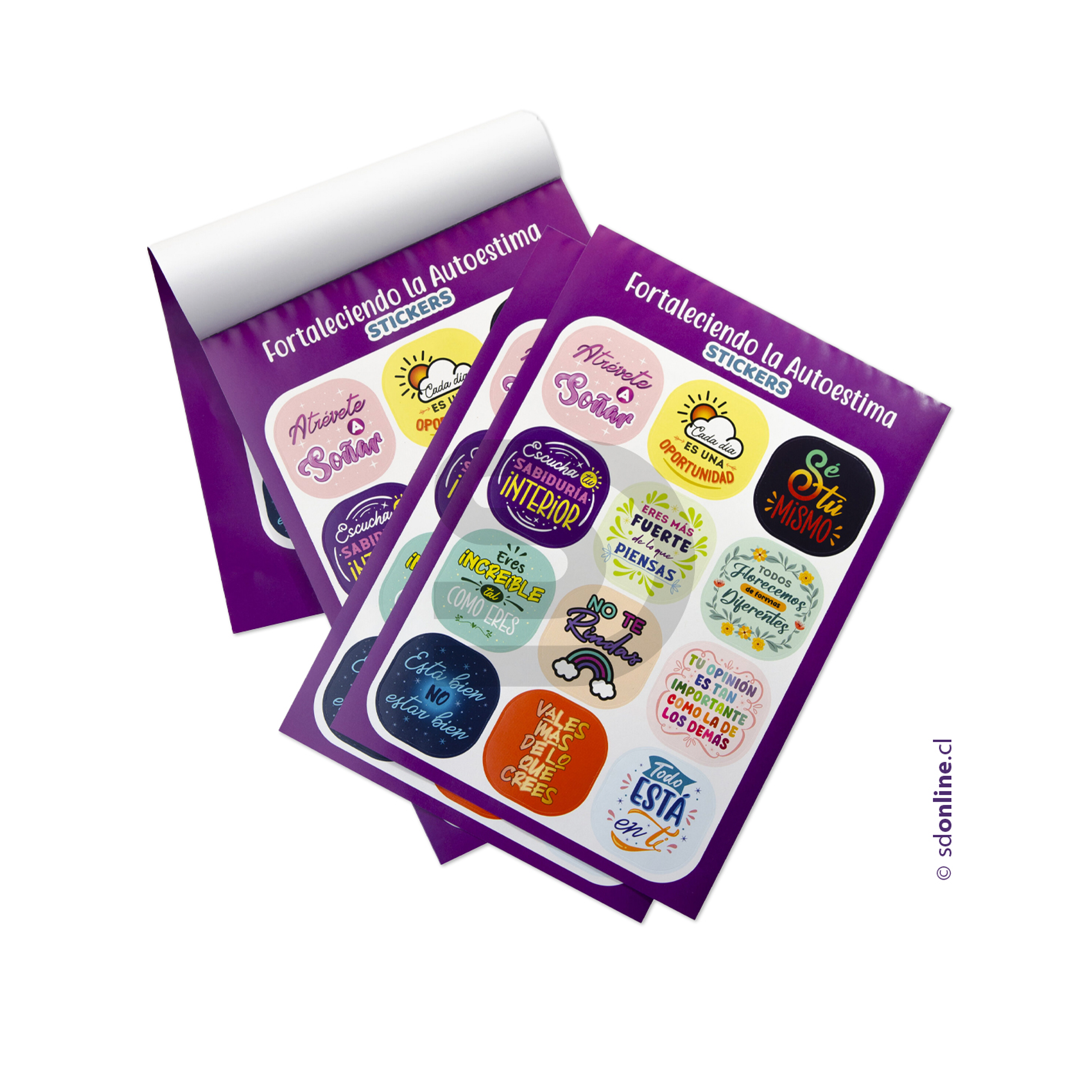 Libro stickers de autoestima 2