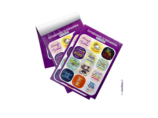 Libro stickers de autoestima 2