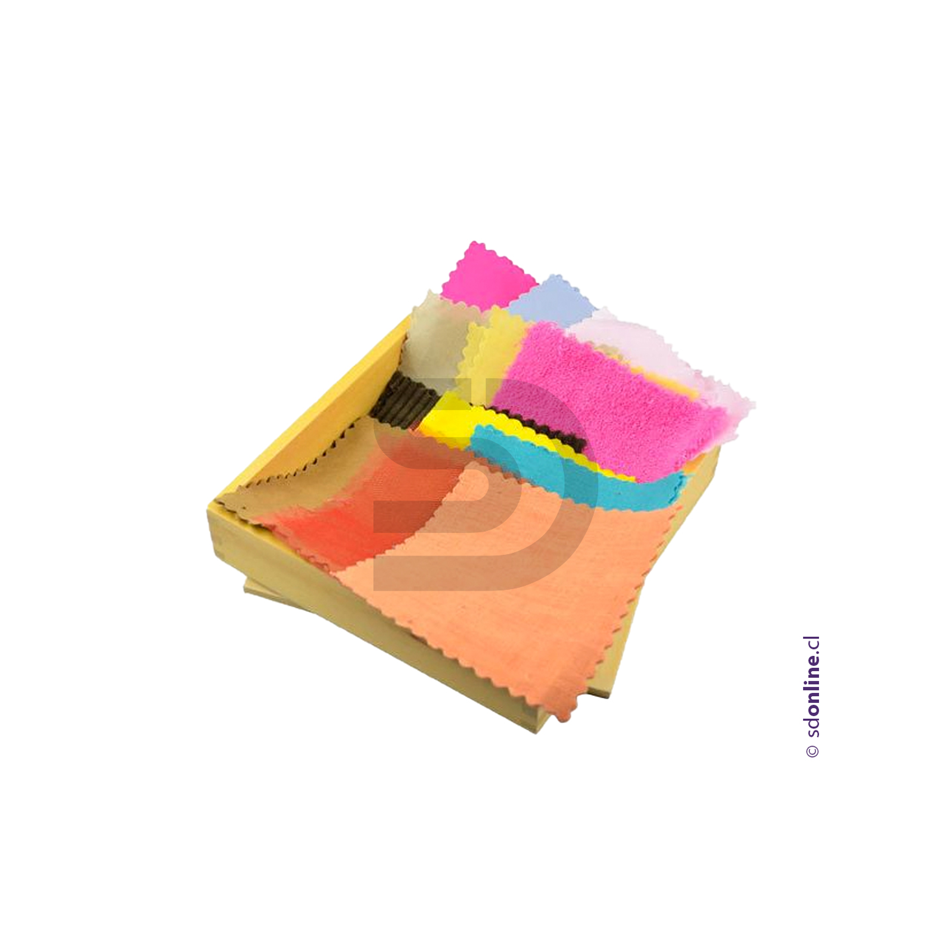 Caja de telas Montessori 1