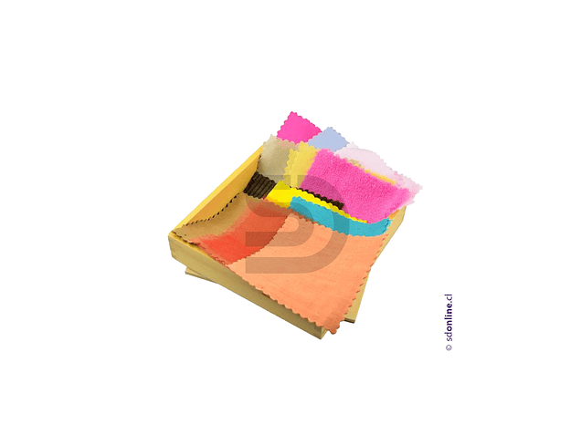 Caja de telas Montessori 1