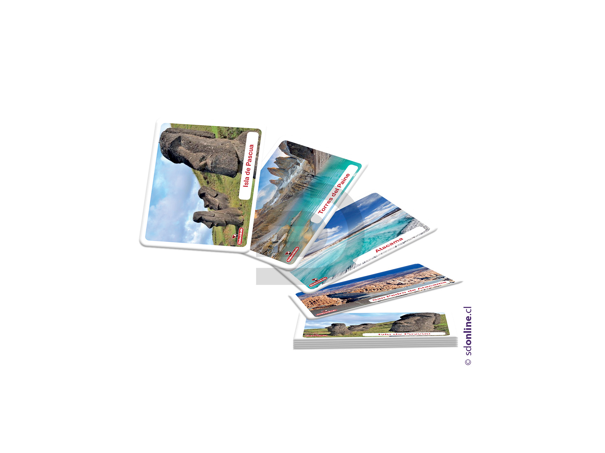 Naipes memorice lugares de Chile Vol. 1 3