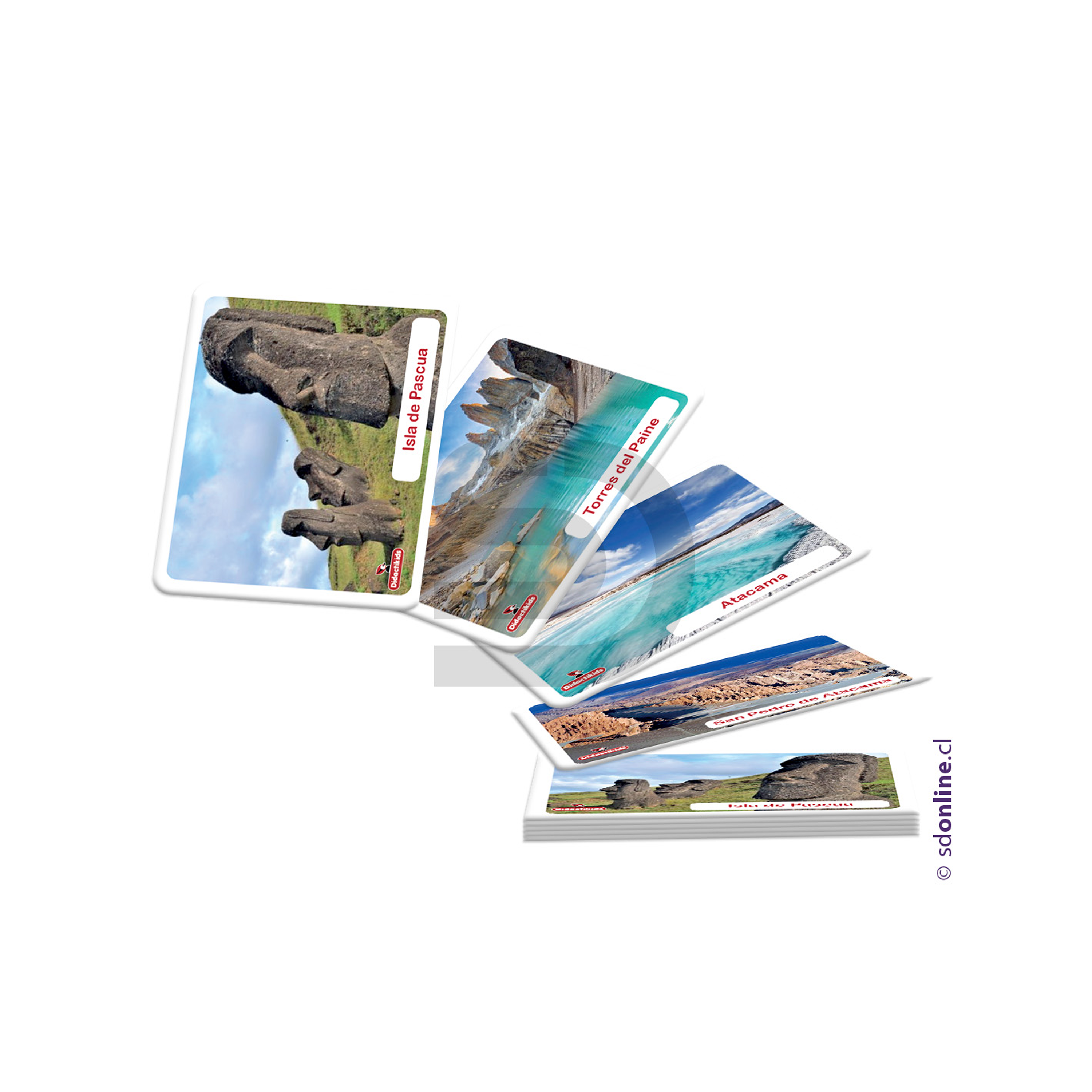 Naipes memorice lugares de Chile Vol. 1 3