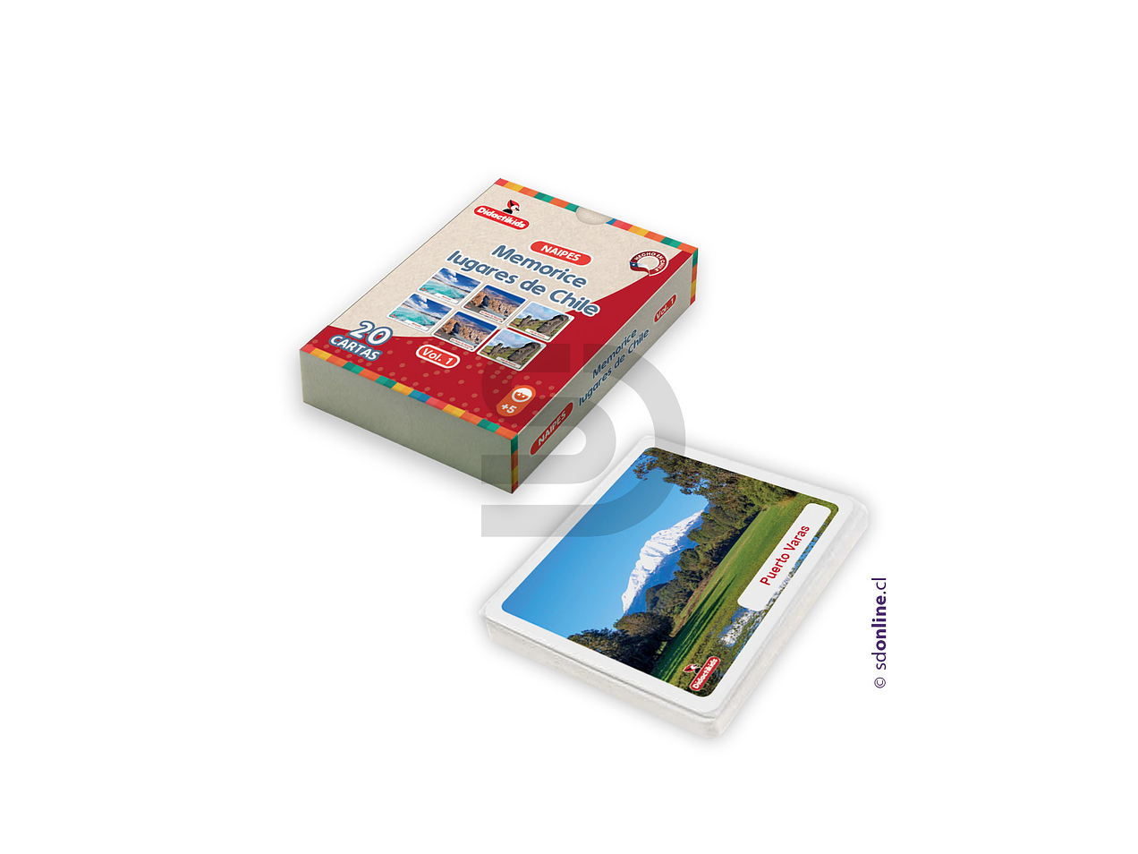 Naipes memorice lugares de Chile Vol. 1 1