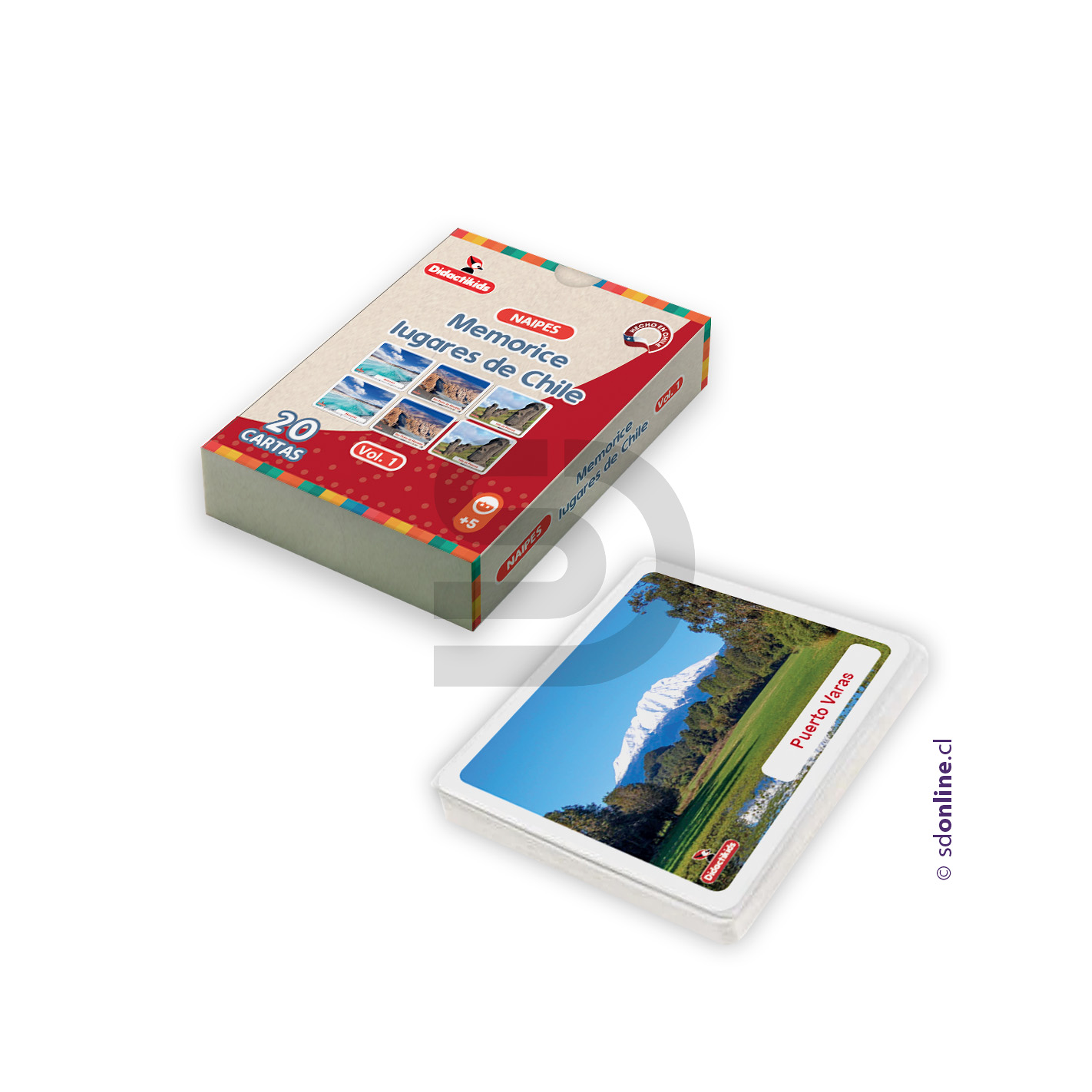 Naipes memorice lugares de Chile Vol. 1 1