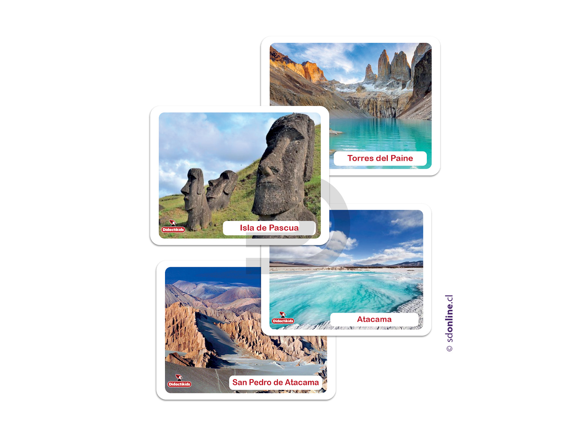 Naipes memorice lugares de Chile Vol. 1 4