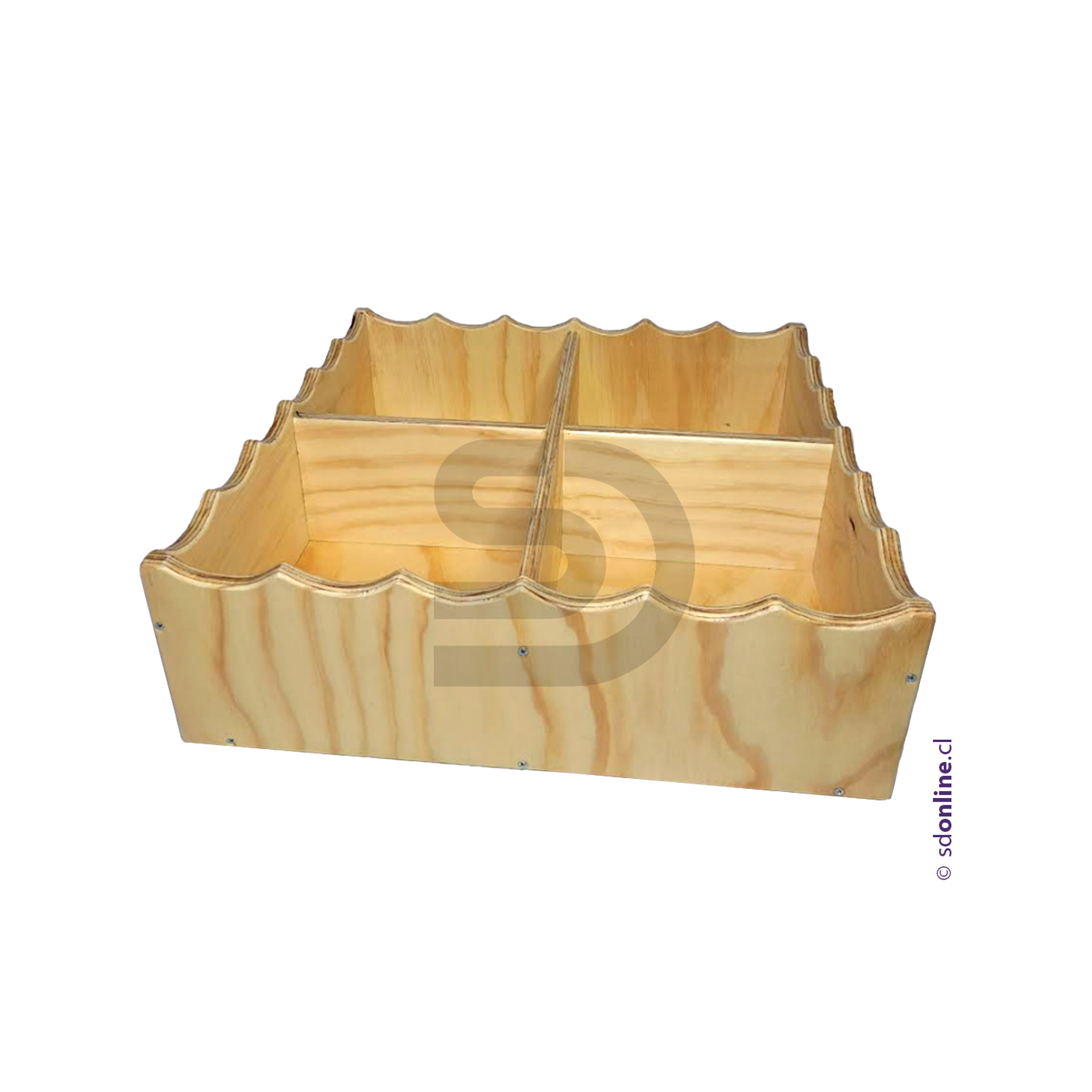 Caja de clasificación Waldorf sin ruedas 1