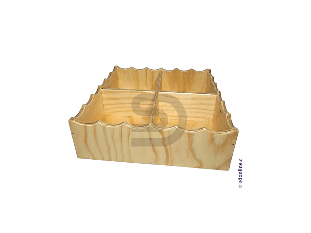 Caja de clasificación Waldorf sin ruedas 1