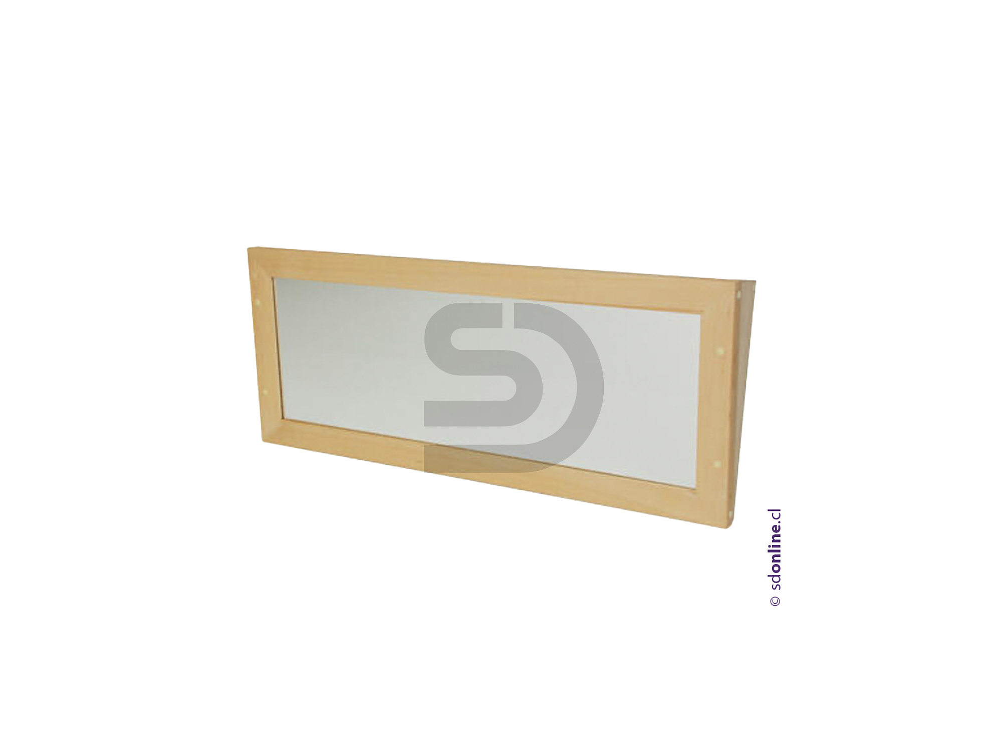 Espejo Irrompible inclinado 100x40 cms 1