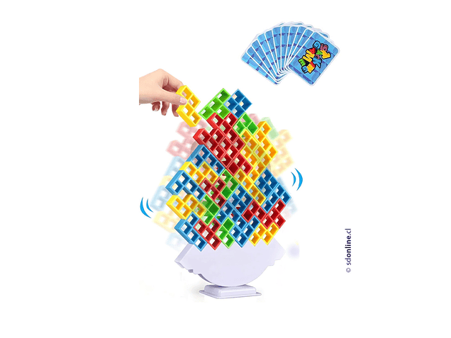  Tetris de equilibrio 48 piezas Tetra Tower 2
