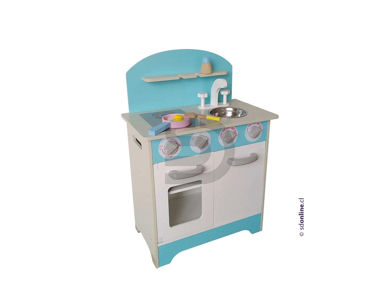 Cocina de madera con accesorios 3