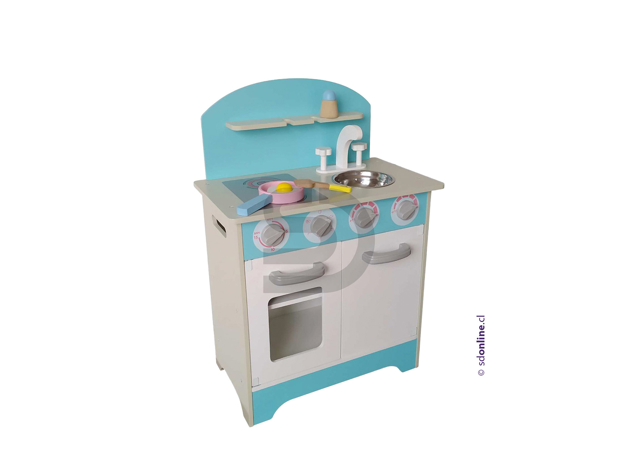 Cocina de madera con accesorios 3