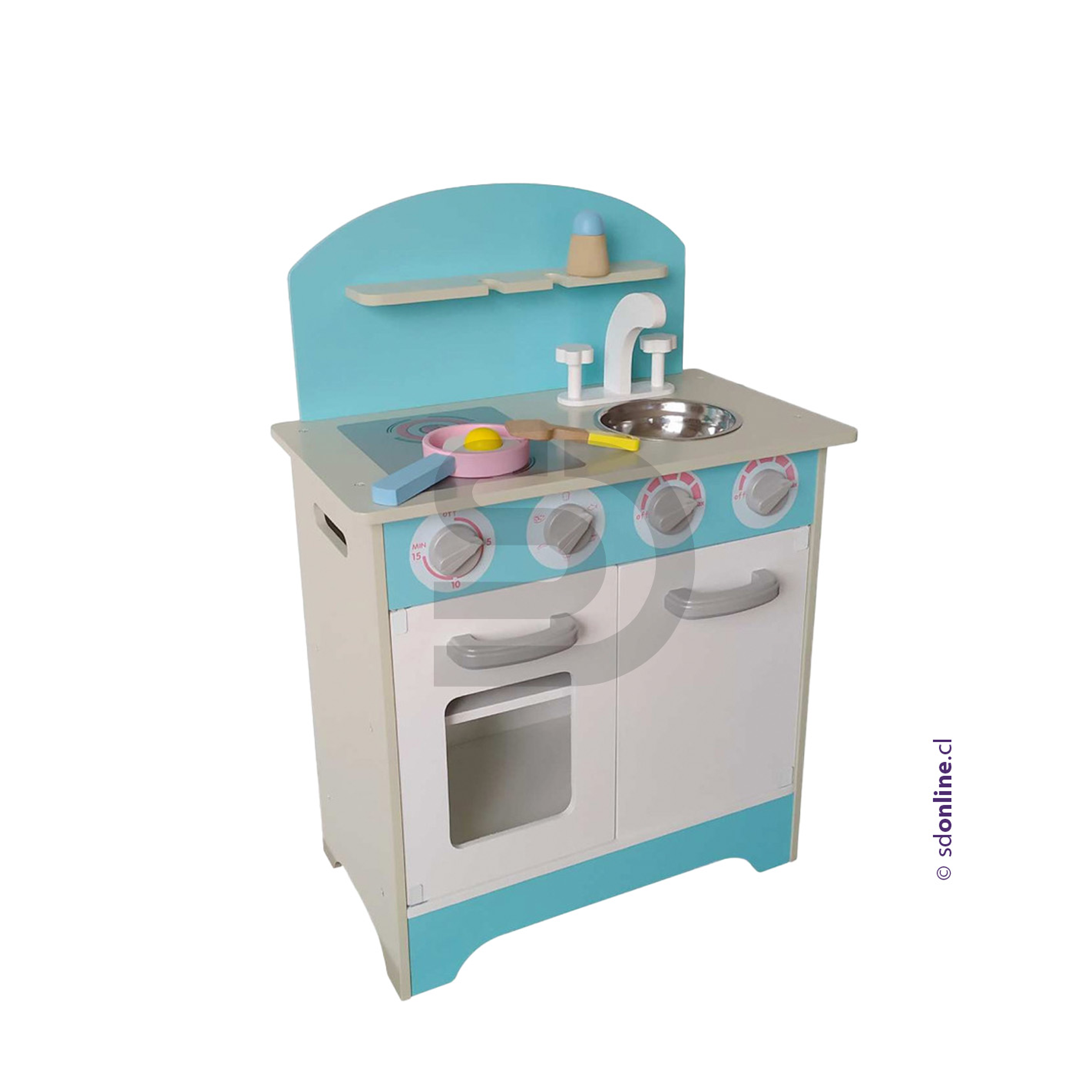 Cocina de madera con accesorios 3