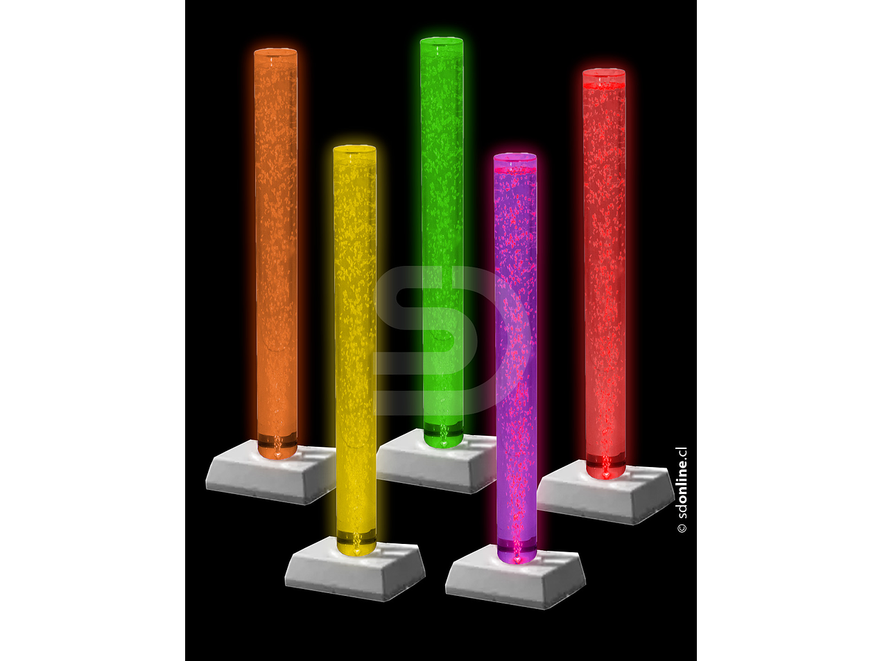 Tubo de burbujas pasivas 120x12 cms 2