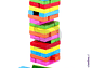 Jenga gigante madera color - Miniatura 2