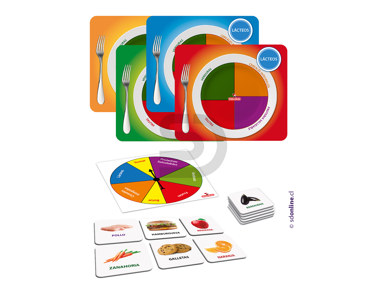 Ruleta tu plato saludable en Español 1