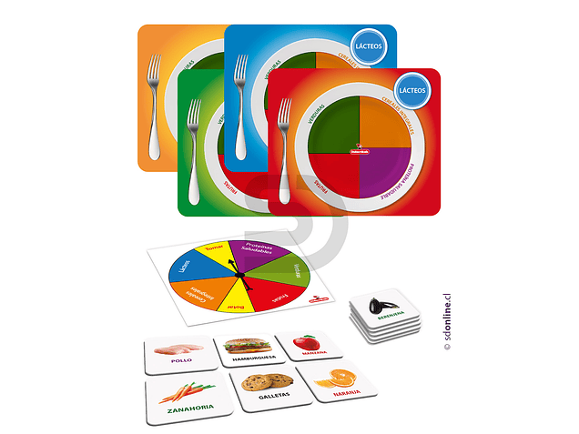 Ruleta tu plato saludable en Español 1