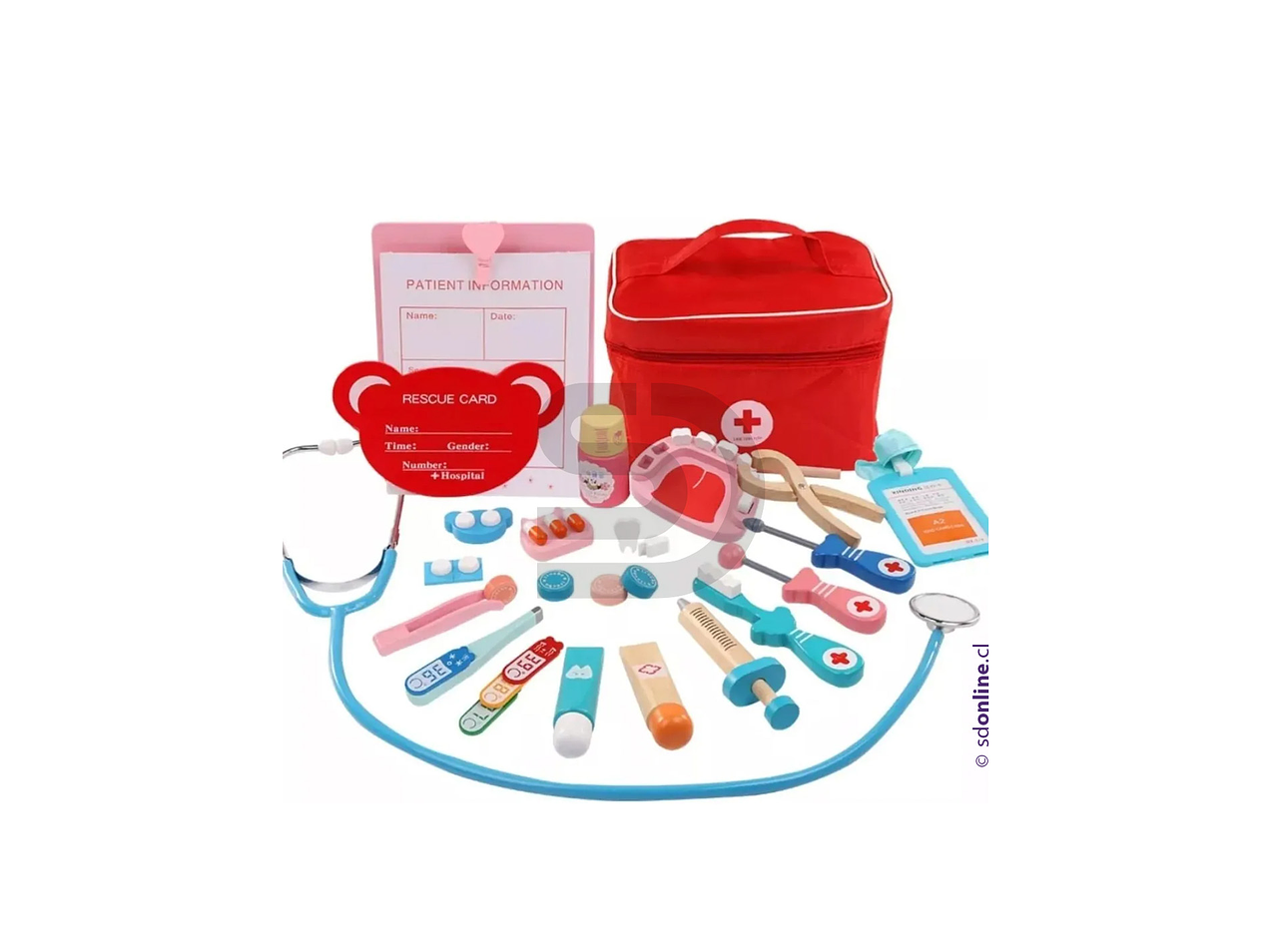 Set juego de roles doctor - dentista madera 1